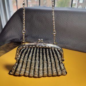 beaded mini bag
